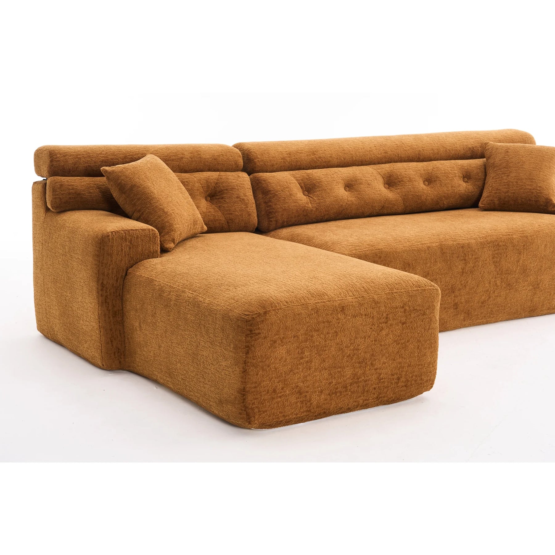 4 Compression, Antique Blue - Home Decor with Wider, Deep Seat & Elevated for Chic Living Couch Room Furniture Deeper Back Relax