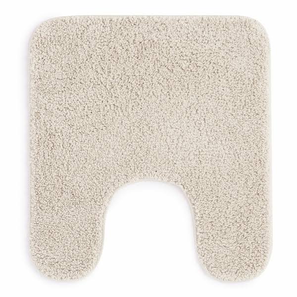 Mainstays Basic Tan Polyester 20" x 22" Contour Bath Rug